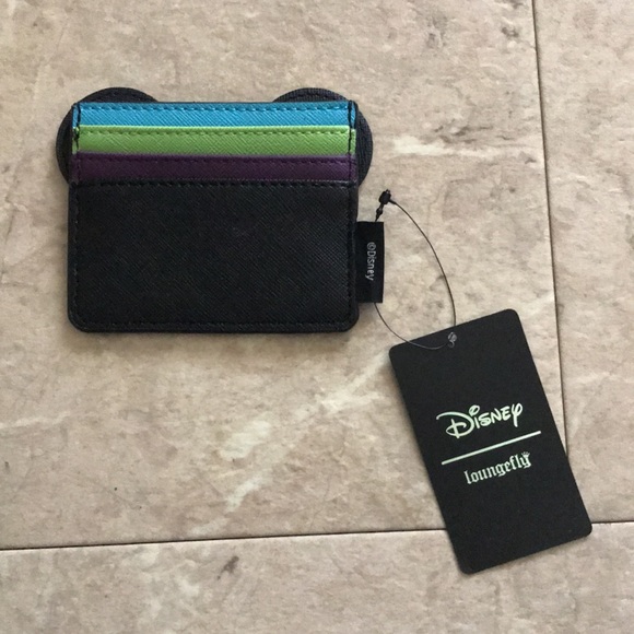 Official Disney Loungefly Minnie Mouse Sequin Cardholder - Picture 2 of 2